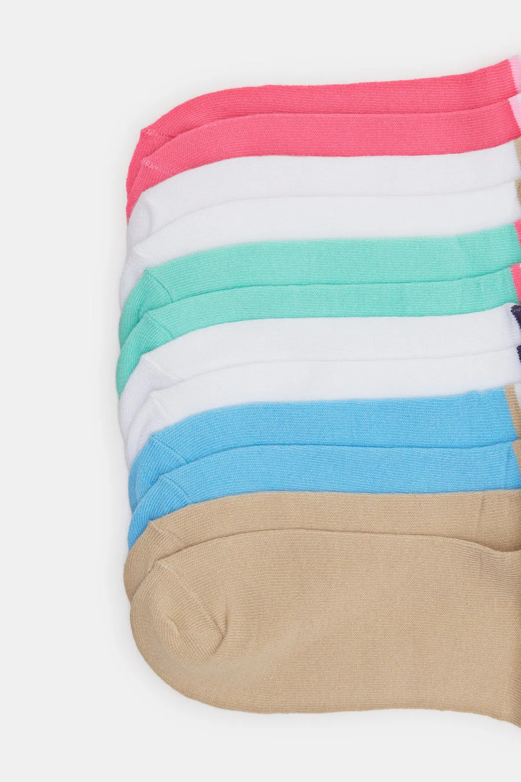 Women Assorted Basic Ankle Box Socks (10 Pairs) sold by Redtag product image thumbnail 2