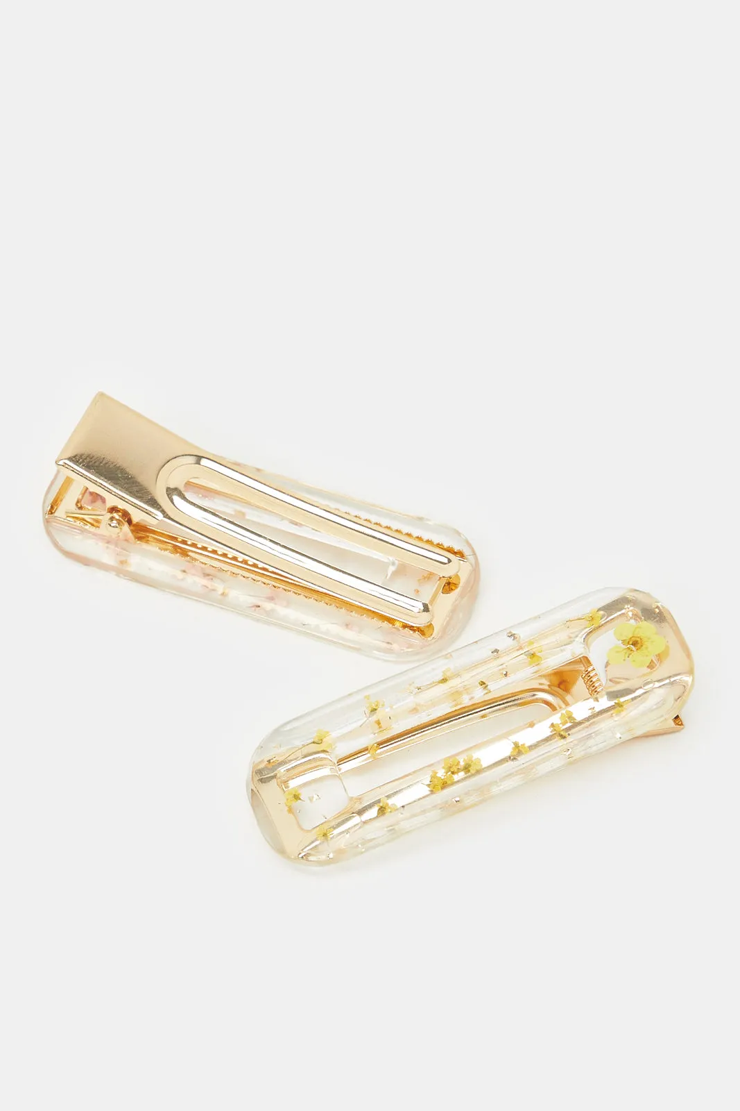 Women Gold Embellished Hair Clip (2 Piece) sold by Redtag product image thumbnail 3