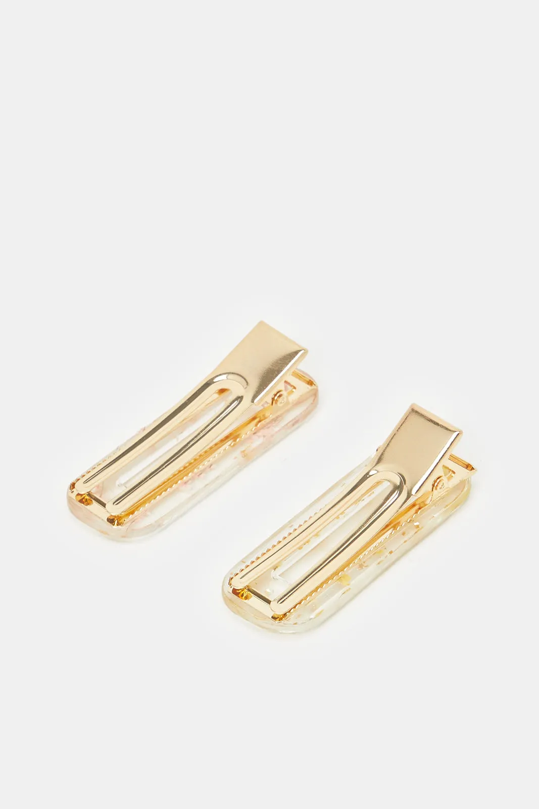 Women Gold Embellished Hair Clip (2 Piece) sold by Redtag product image thumbnail 2