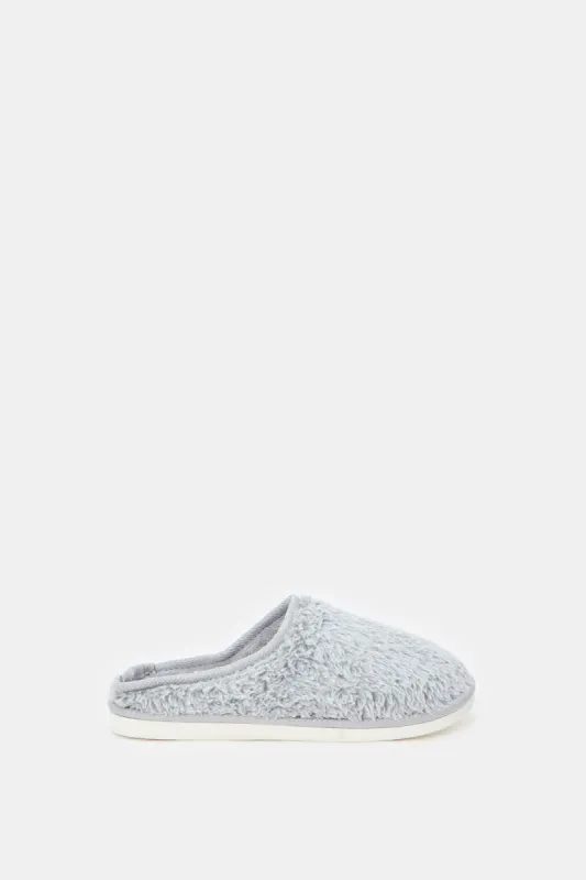 Men Grey Mule Slippers sold by Redtag