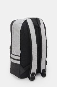 Men Black & Grey Printed Backpack sold by Redtag