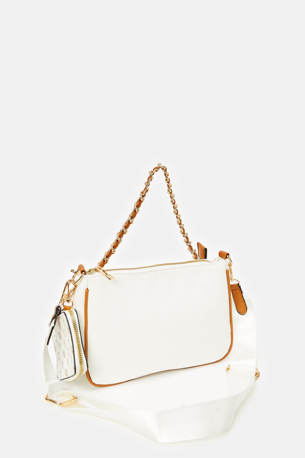 Women Cream Printed Cross Body Bag sold by Redtag product image thumbnail 2