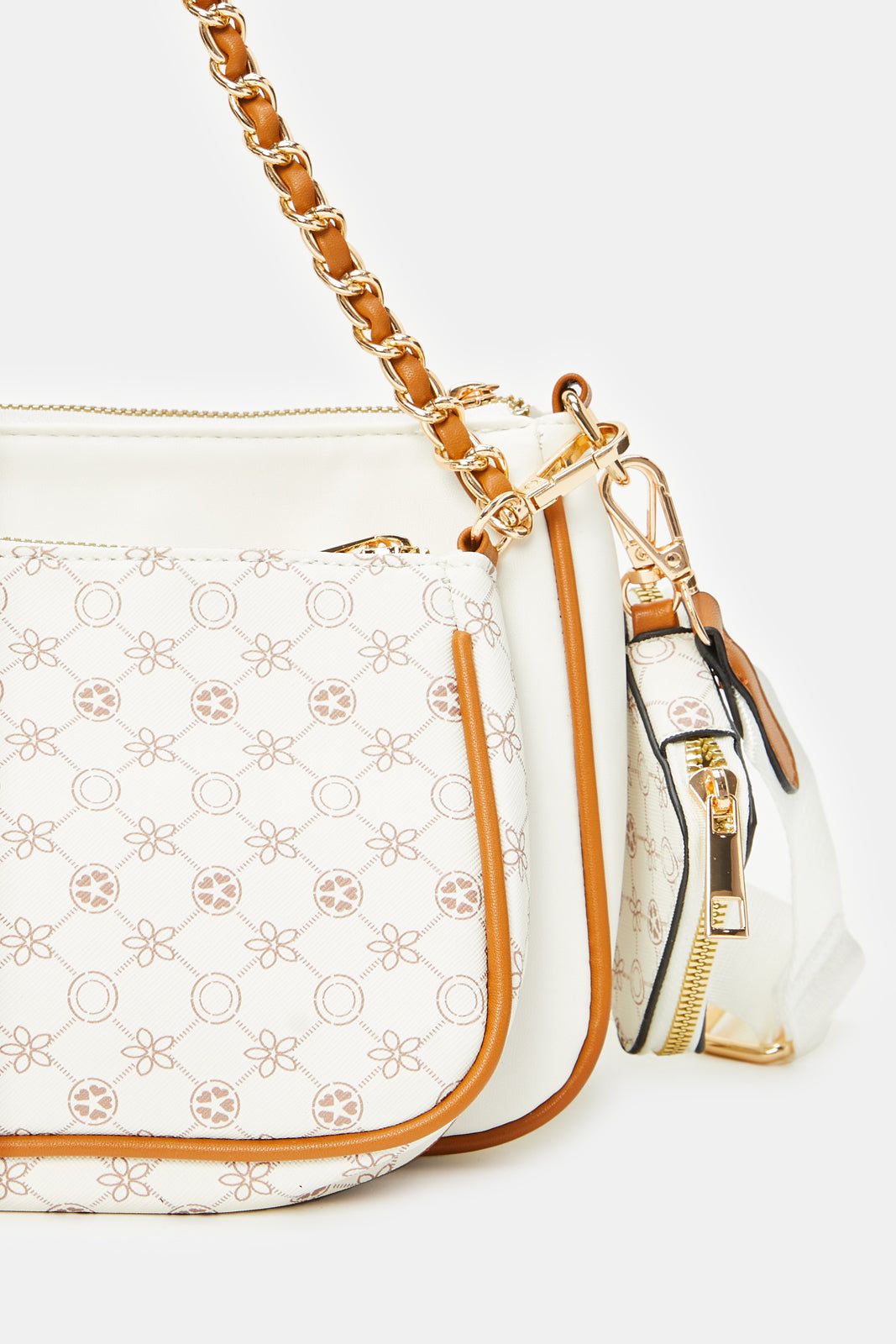 Women Cream Printed Cross Body Bag sold by Redtag product image thumbnail 3