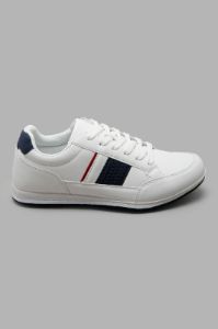 Men White Embroidered Sneaker sold by Redtag