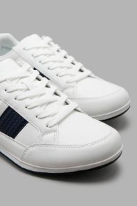 Men White Embroidered Sneaker sold by Redtag