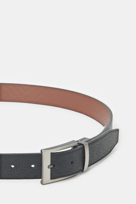 Beige And Black Belt With Twist Buckle sold by Redtag