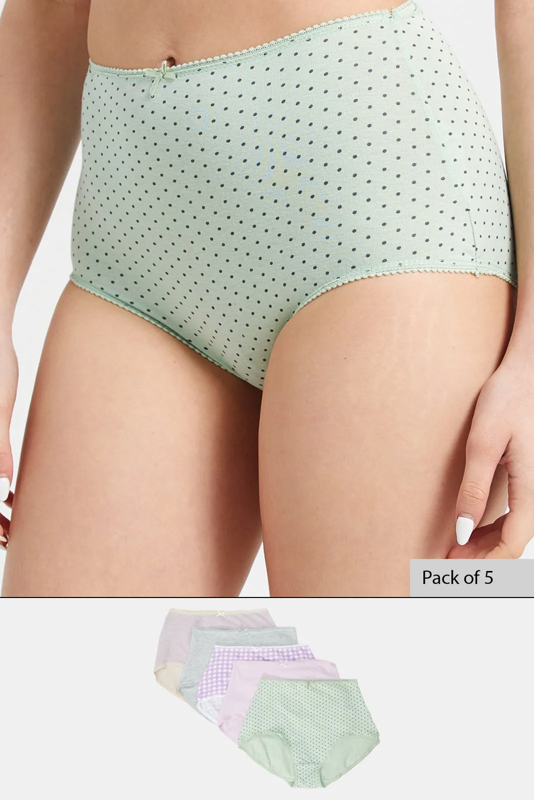 Women Assorted Full Brief (Pack Of 5) sold by Redtag