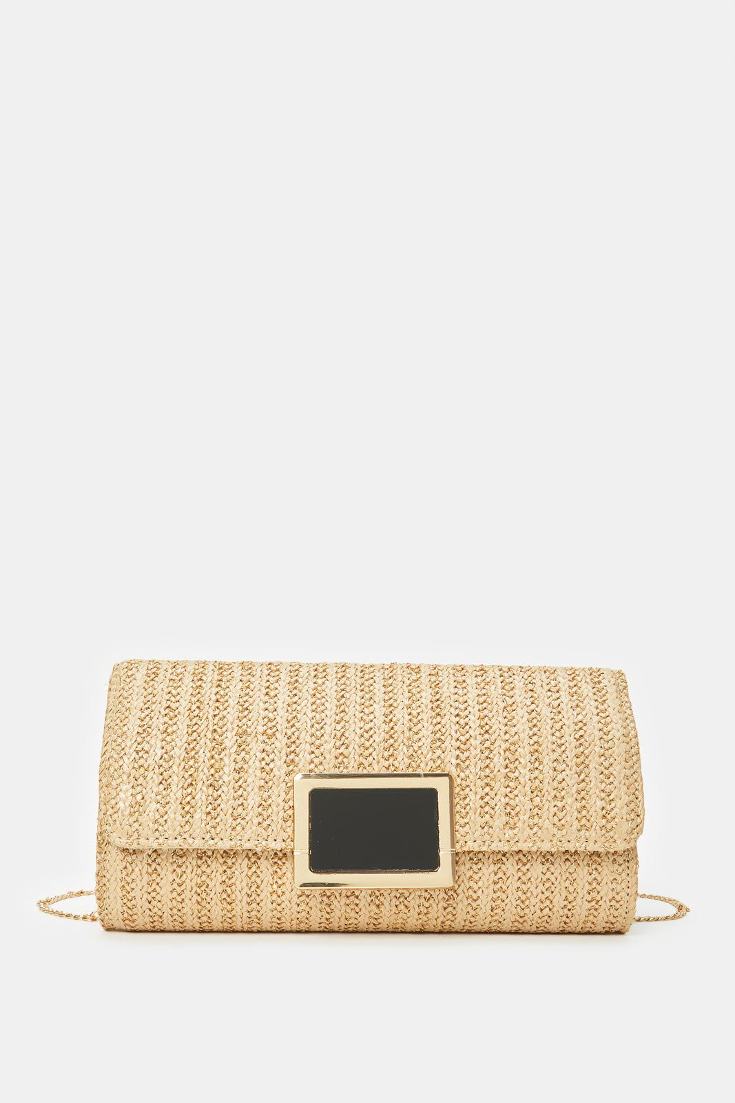 Women Beige Embellished Envelope Bag sold by Redtag