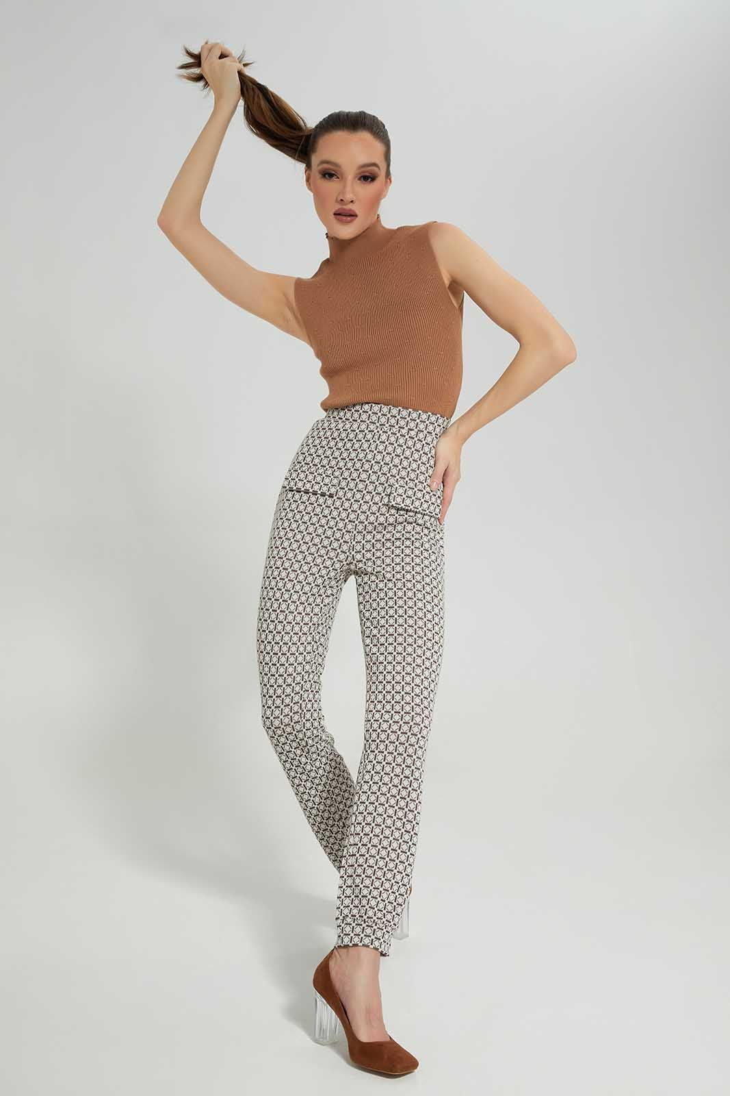 Brown Ribbed Top For Women sold by Redtag product image thumbnail 5