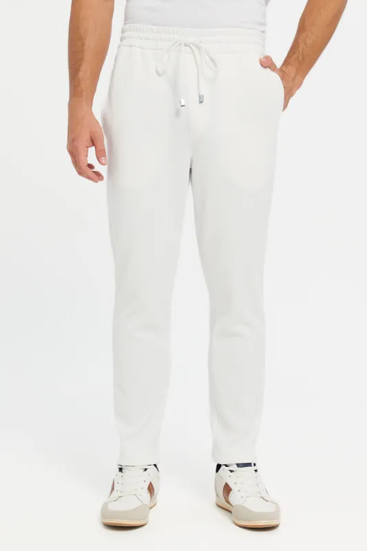 Men Grey  Solid Active Pants sold by Redtag