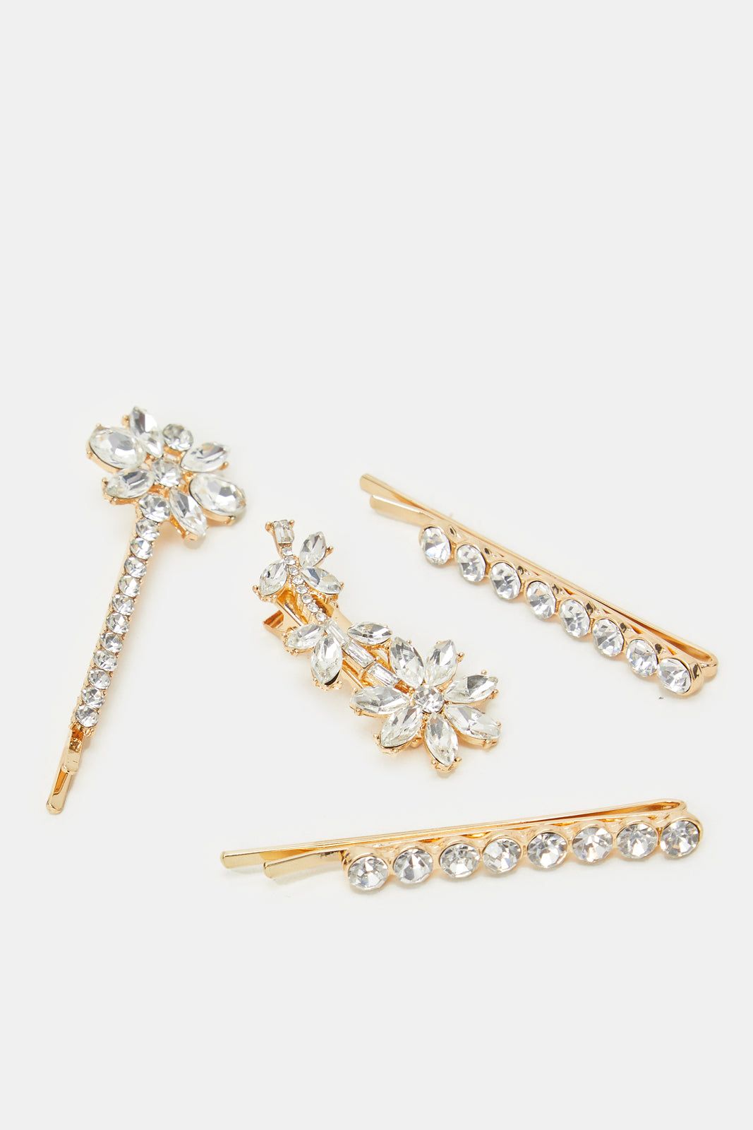 Women Gold Diamante Hair Clip (Pack of 6) sold by Redtag product image thumbnail 3