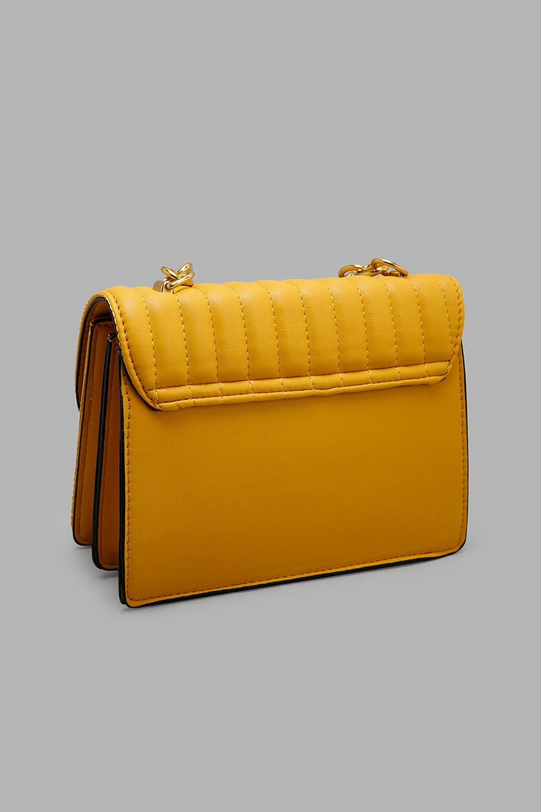 Mustard Cross Body Bag With Antique Chain sold by Redtag product image thumbnail 4