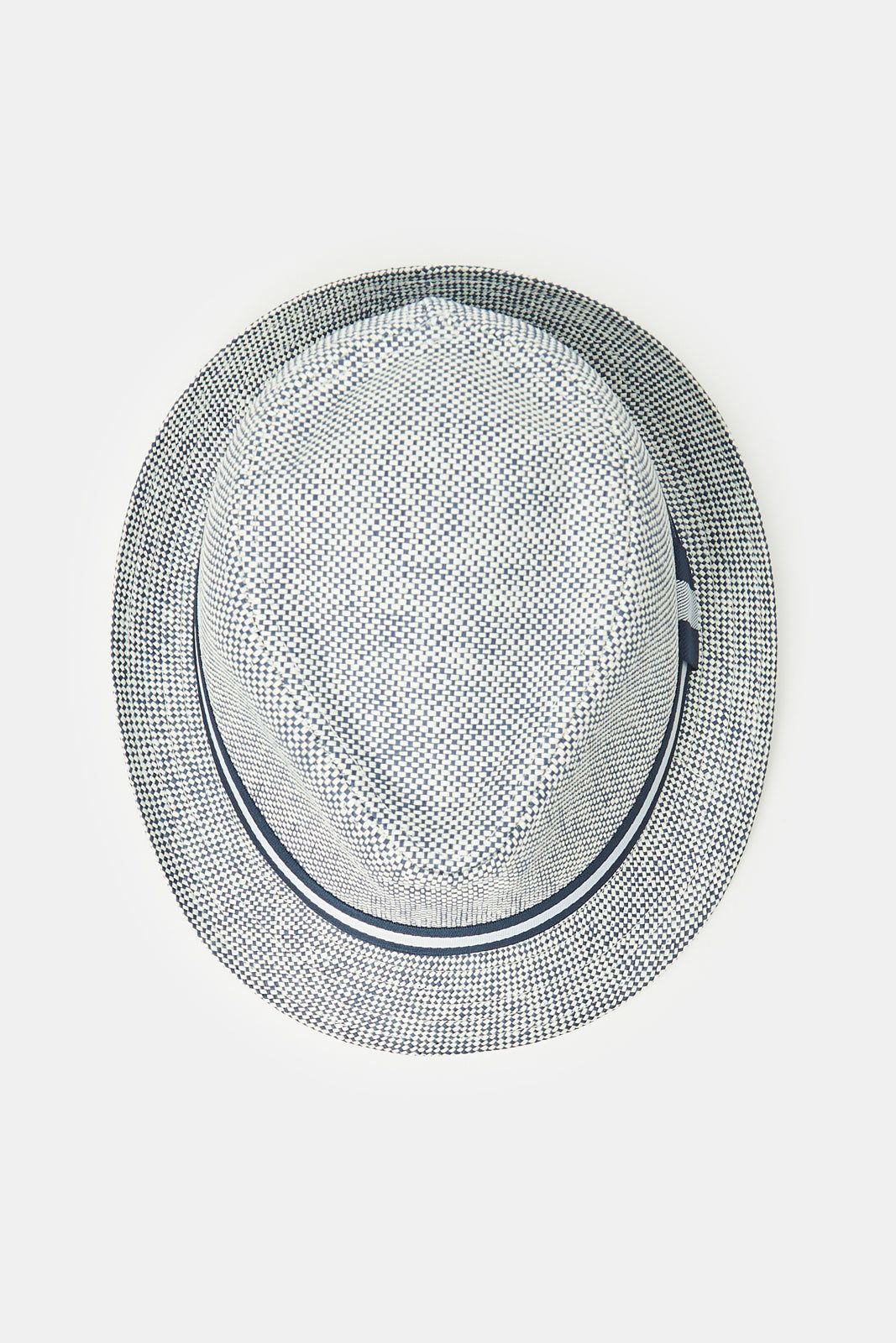 Men Grey Fedora Hat With Band sold by Redtag product image thumbnail 3