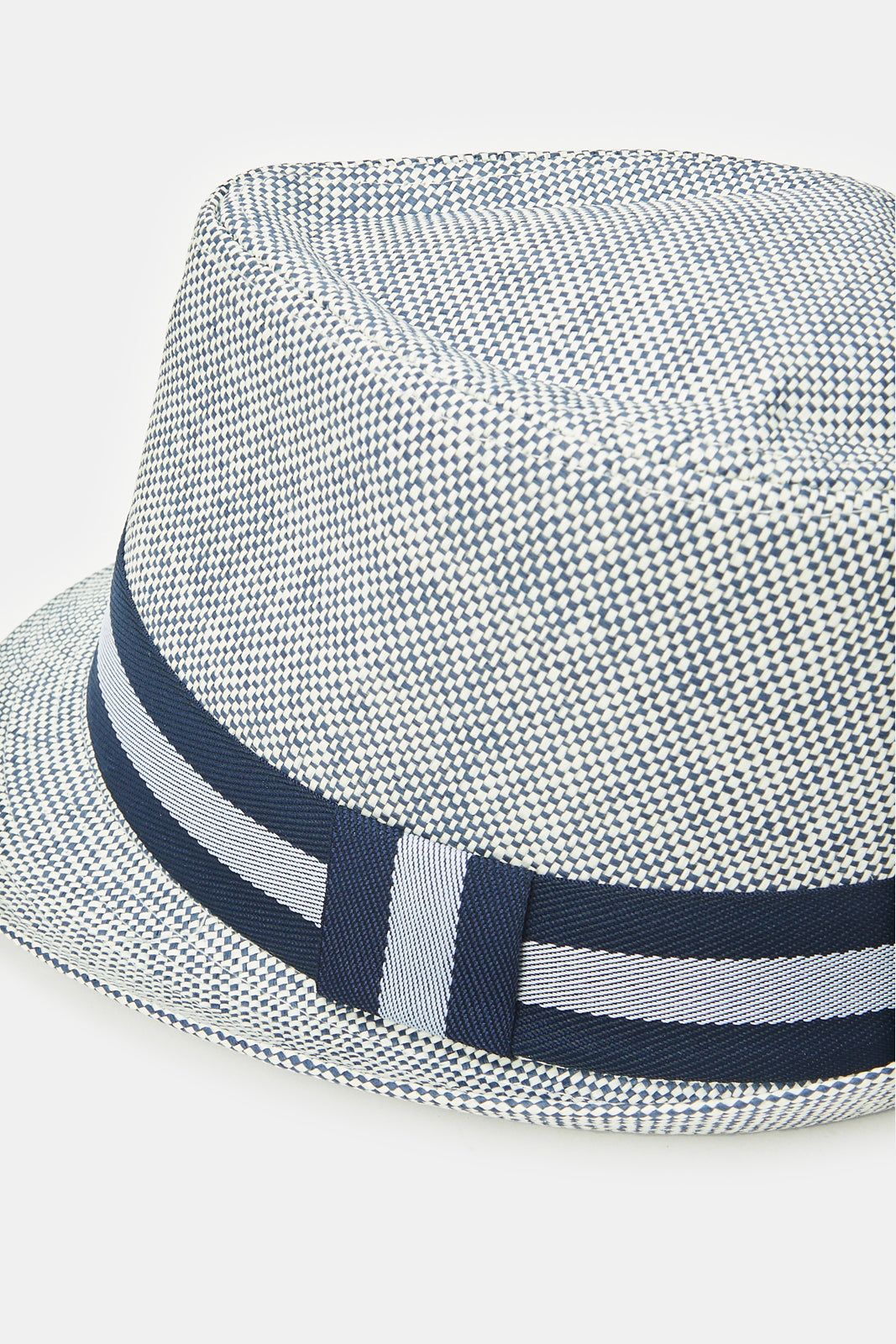 Men Grey Fedora Hat With Band sold by Redtag product image thumbnail 4