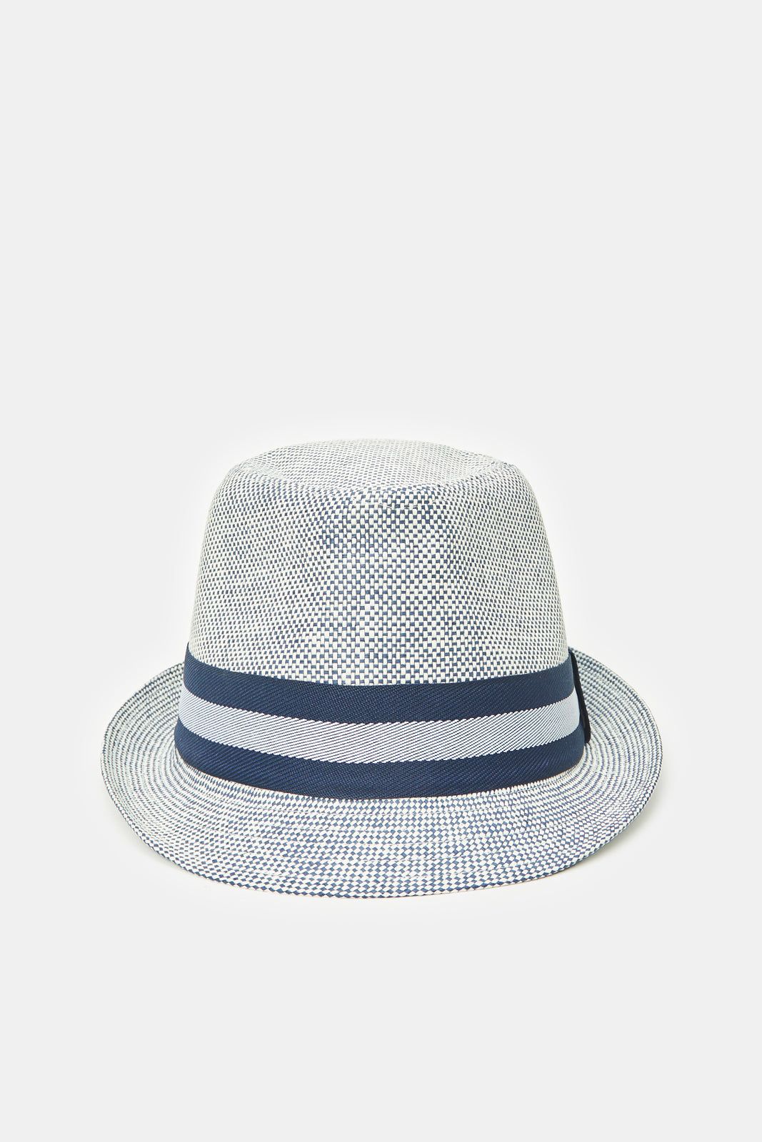 Men Grey Fedora Hat With Band sold by Redtag