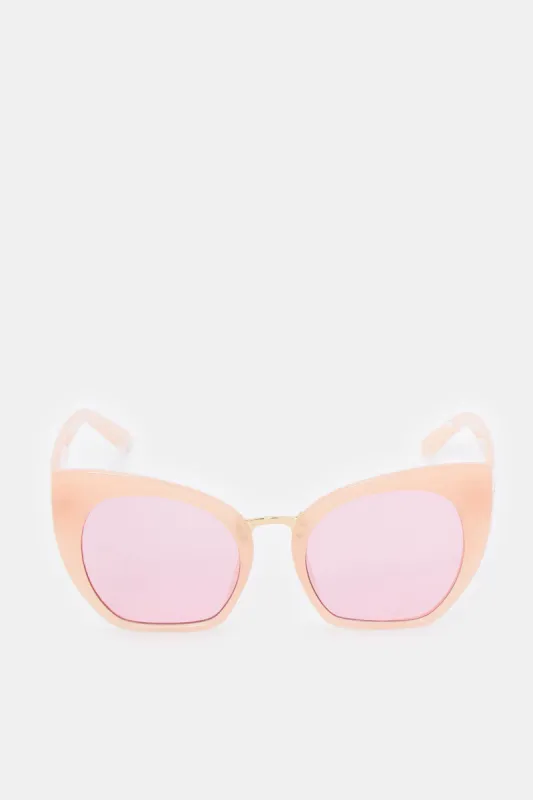 Women Pink Cat Eye Sunglasses sold by Redtag