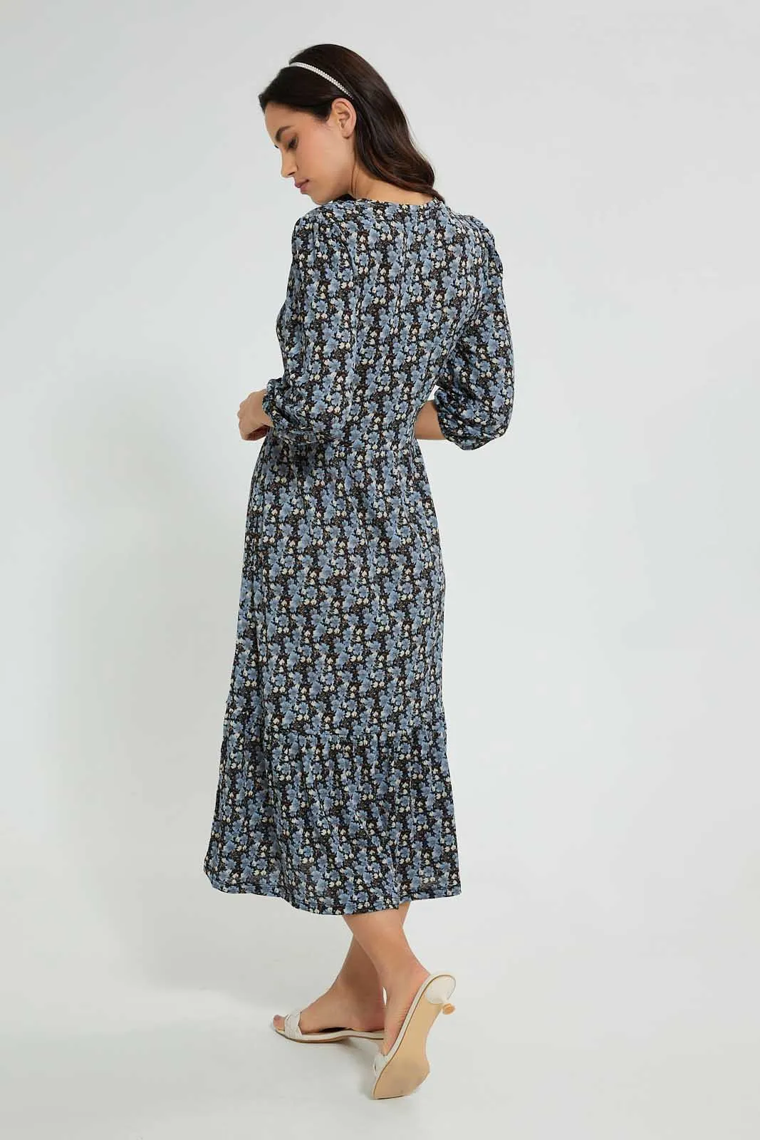 Multicolour Midi Dress sold by Redtag product image thumbnail 4