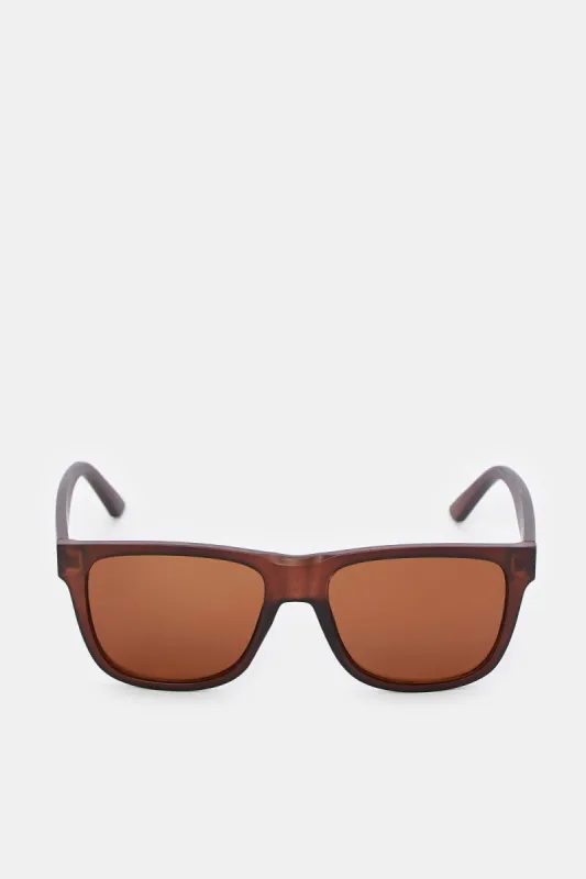 Men Brown Wayfarer Sunglasses sold by Redtag