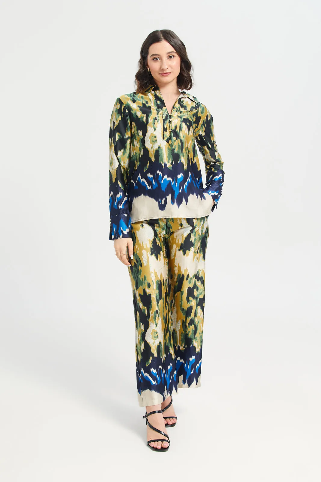 Women Green Printed Blouse sold by Redtag product image thumbnail 2