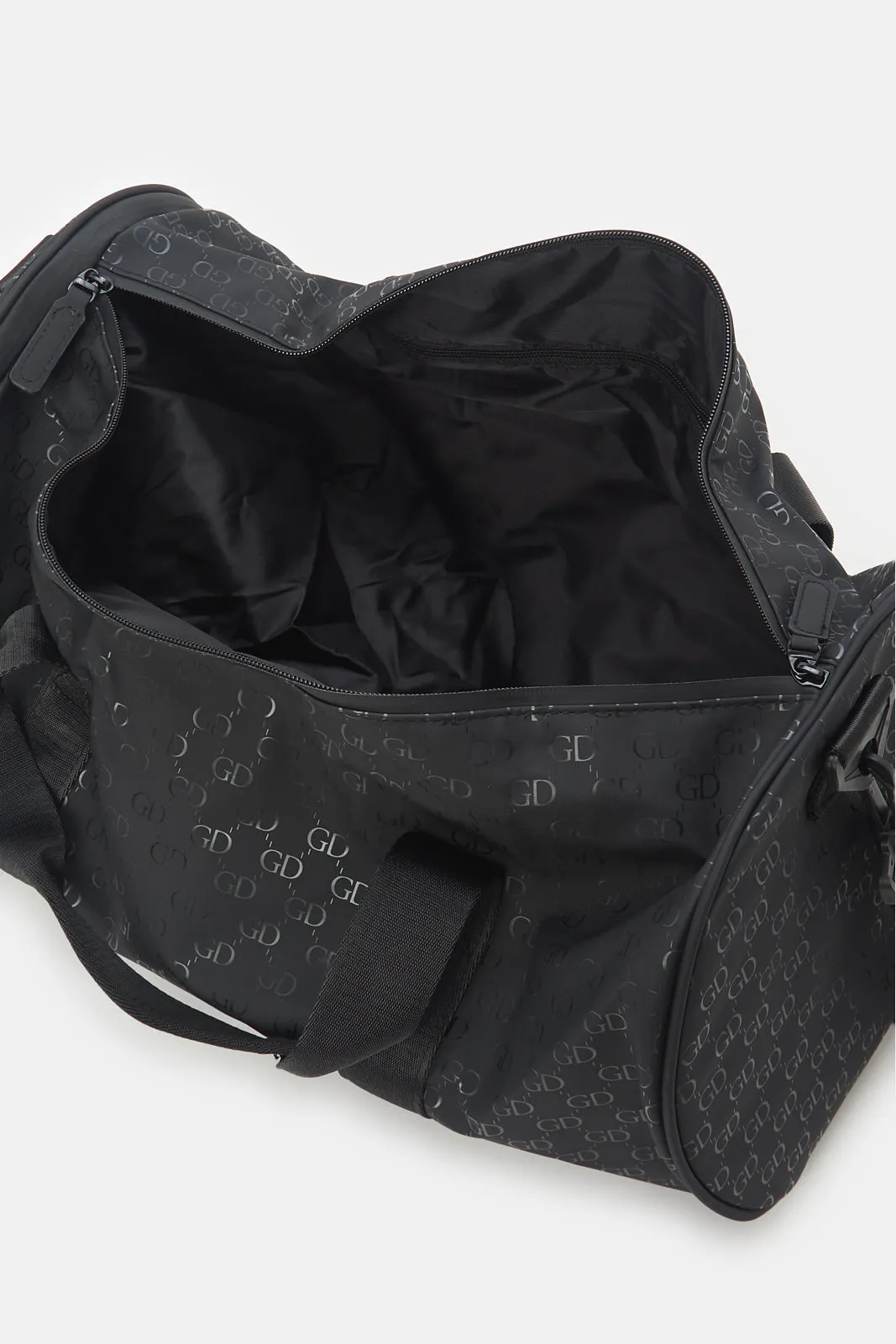 Men Black Printed Hold All Bag sold by Redtag product image thumbnail 4