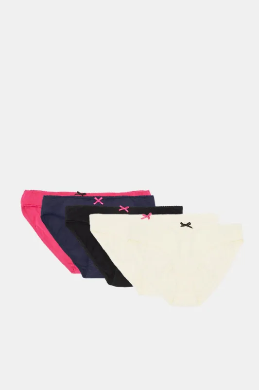 Women Assorted Basic Bikini Brief Set (Pack Of 5) sold by Redtag