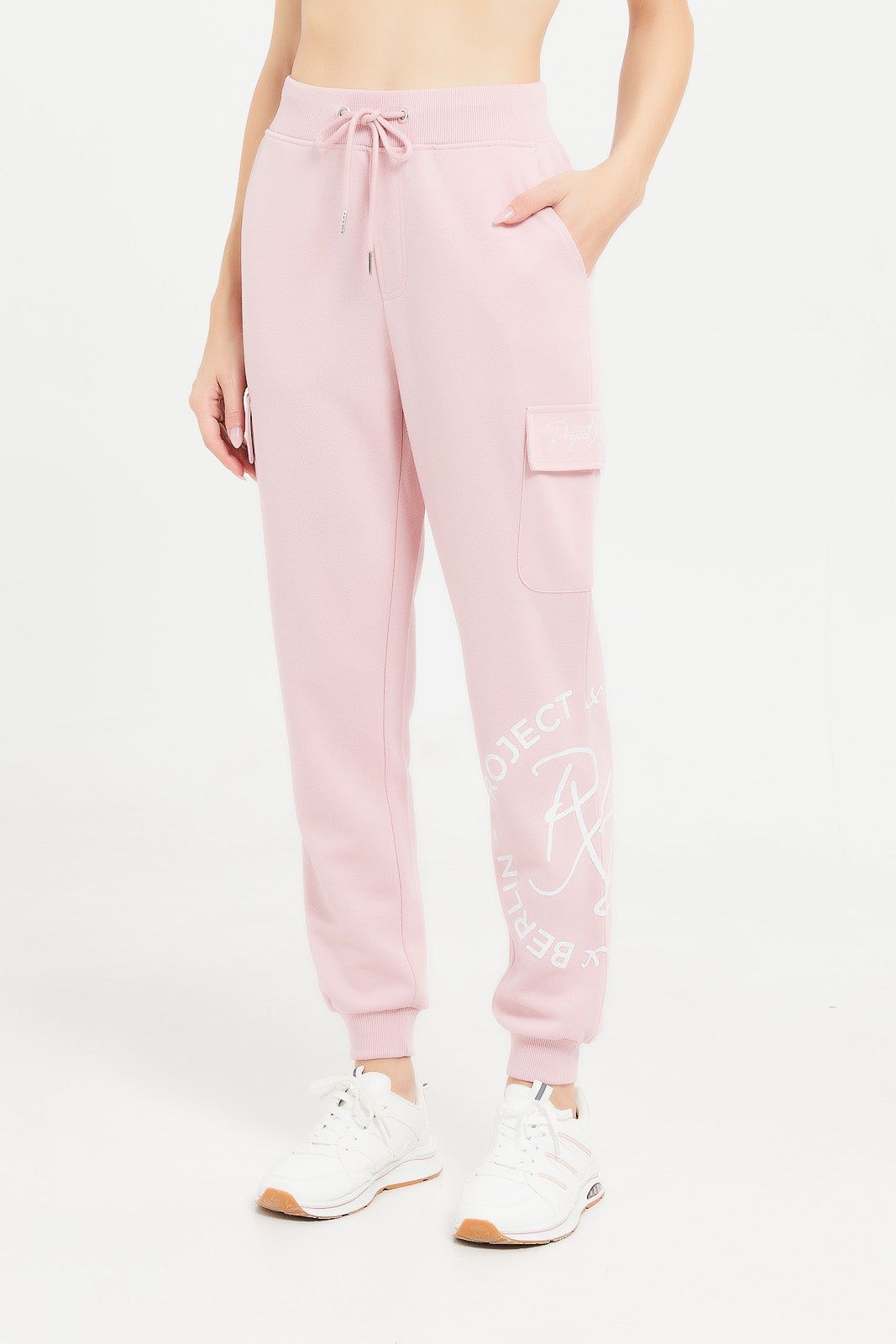 Women Pink Jogger With Utility Pockets sold by Redtag