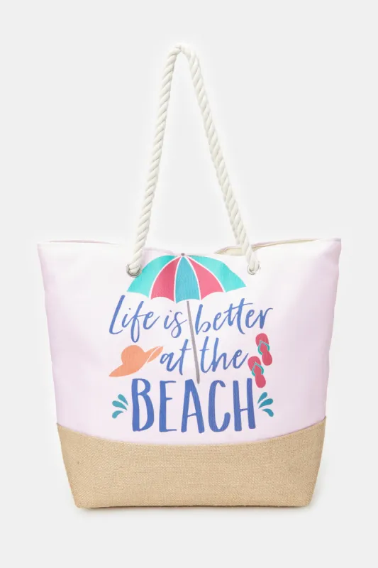 Women Pink Beach Bag sold by Redtag