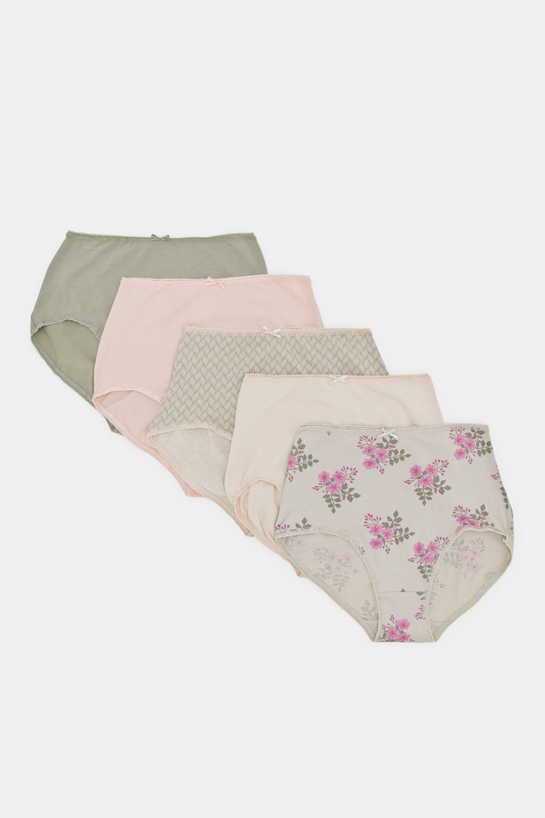 Women Assorted Full Brief Set (Pack Of 5) sold by Redtag product image thumbnail 2