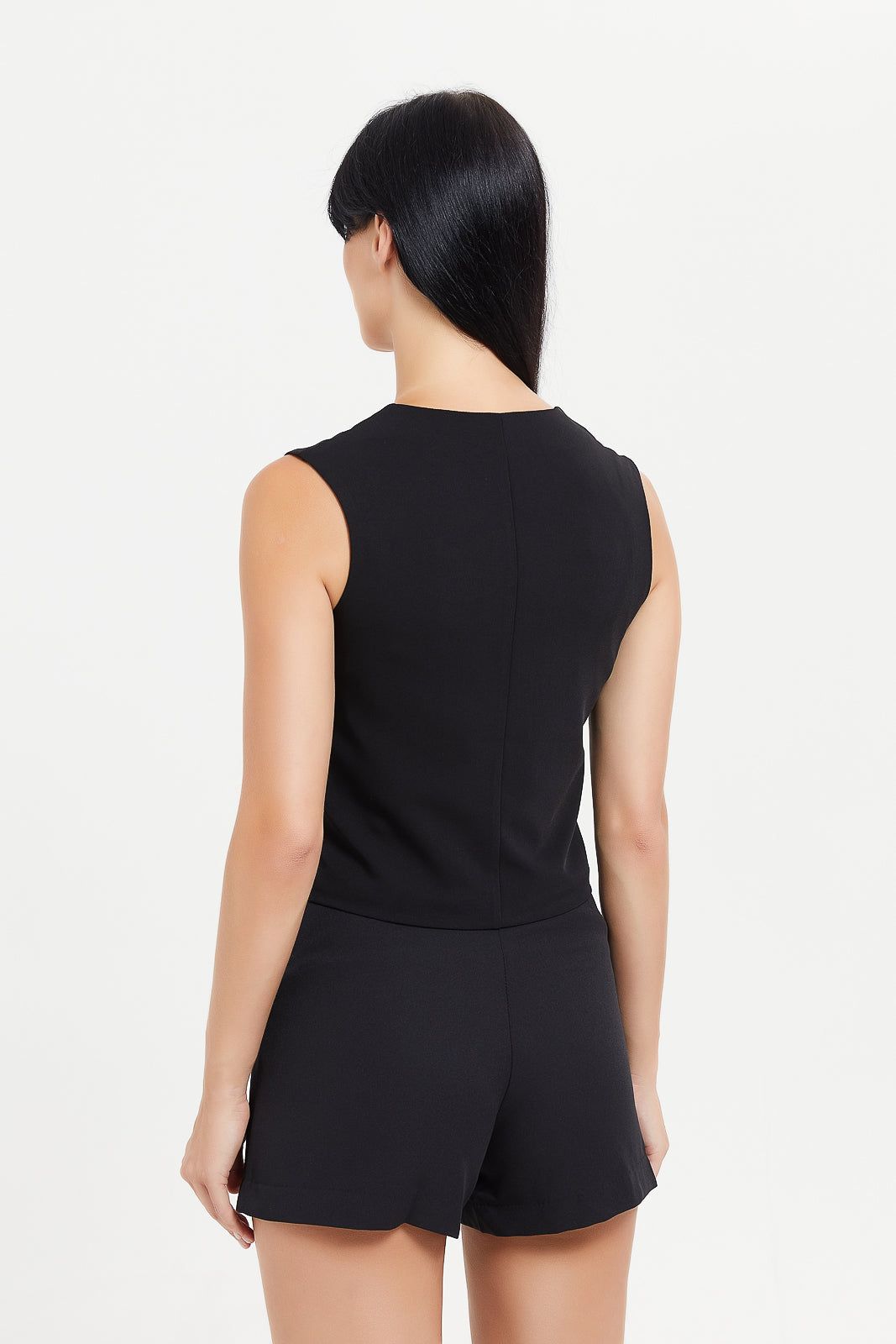 Women Black Waistcoat sold by Redtag product image thumbnail 3