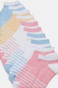 Women Assorted Ankle Striped Socks (Pack of 5) sold by Redtag