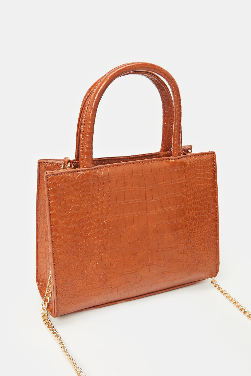 Women Tan Textured Day Bag sold by Redtag product image thumbnail 2