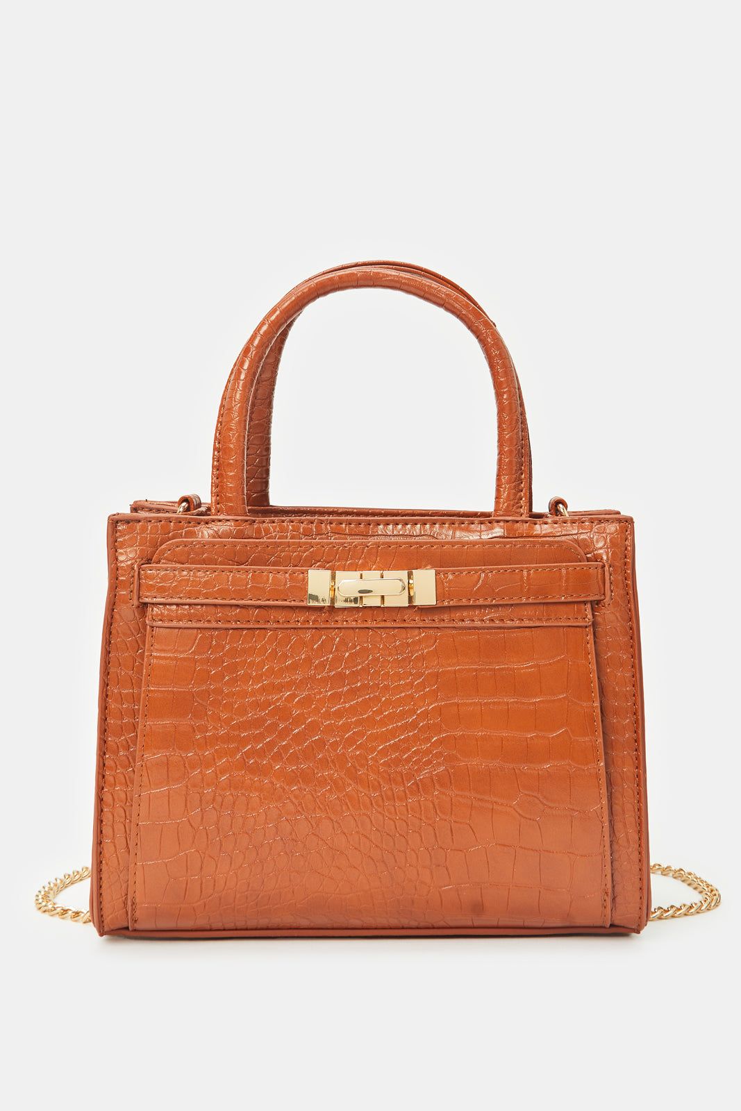 Women Tan Textured Day Bag sold by Redtag