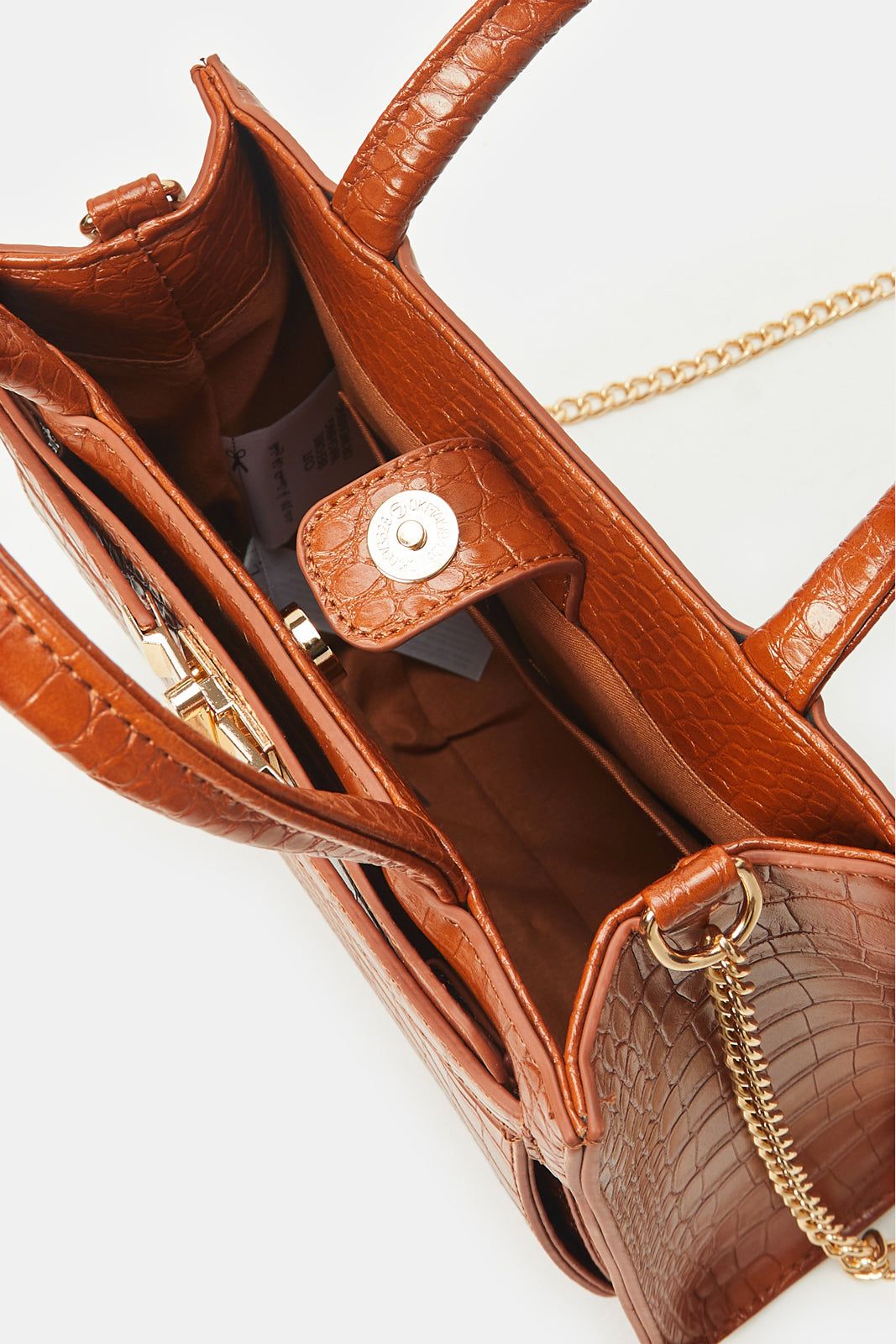 Women Tan Textured Day Bag sold by Redtag product image thumbnail 4