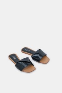 Women Croc Effect Mule sold by Redtag