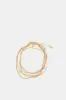Women Gold Layered Anklet sold by Redtag
