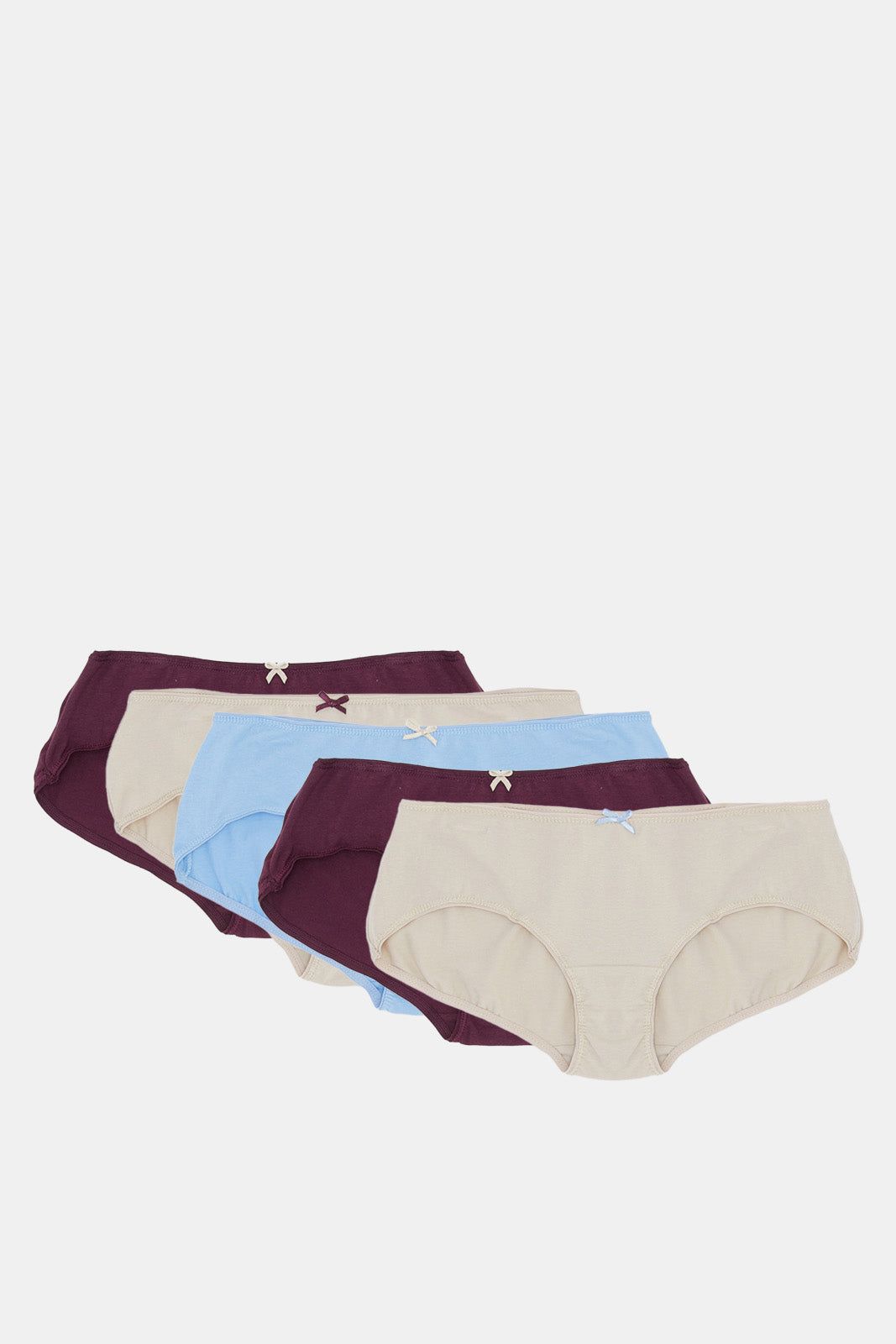 Women Assorted Basic Boyleg Brief Set (Pack Of 5) sold by Redtag