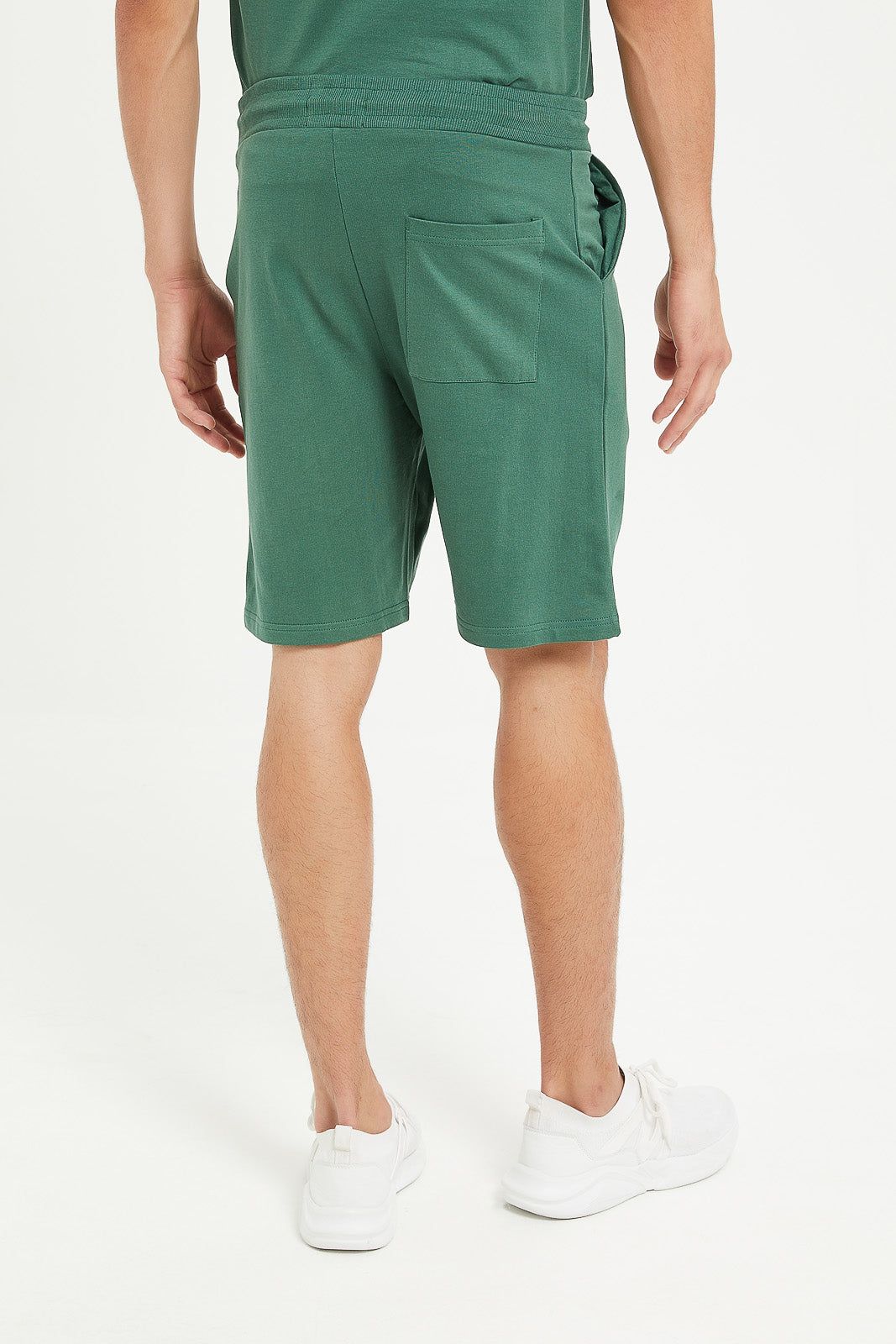 Men Green Printed Lounge Short sold by Redtag product image thumbnail 3