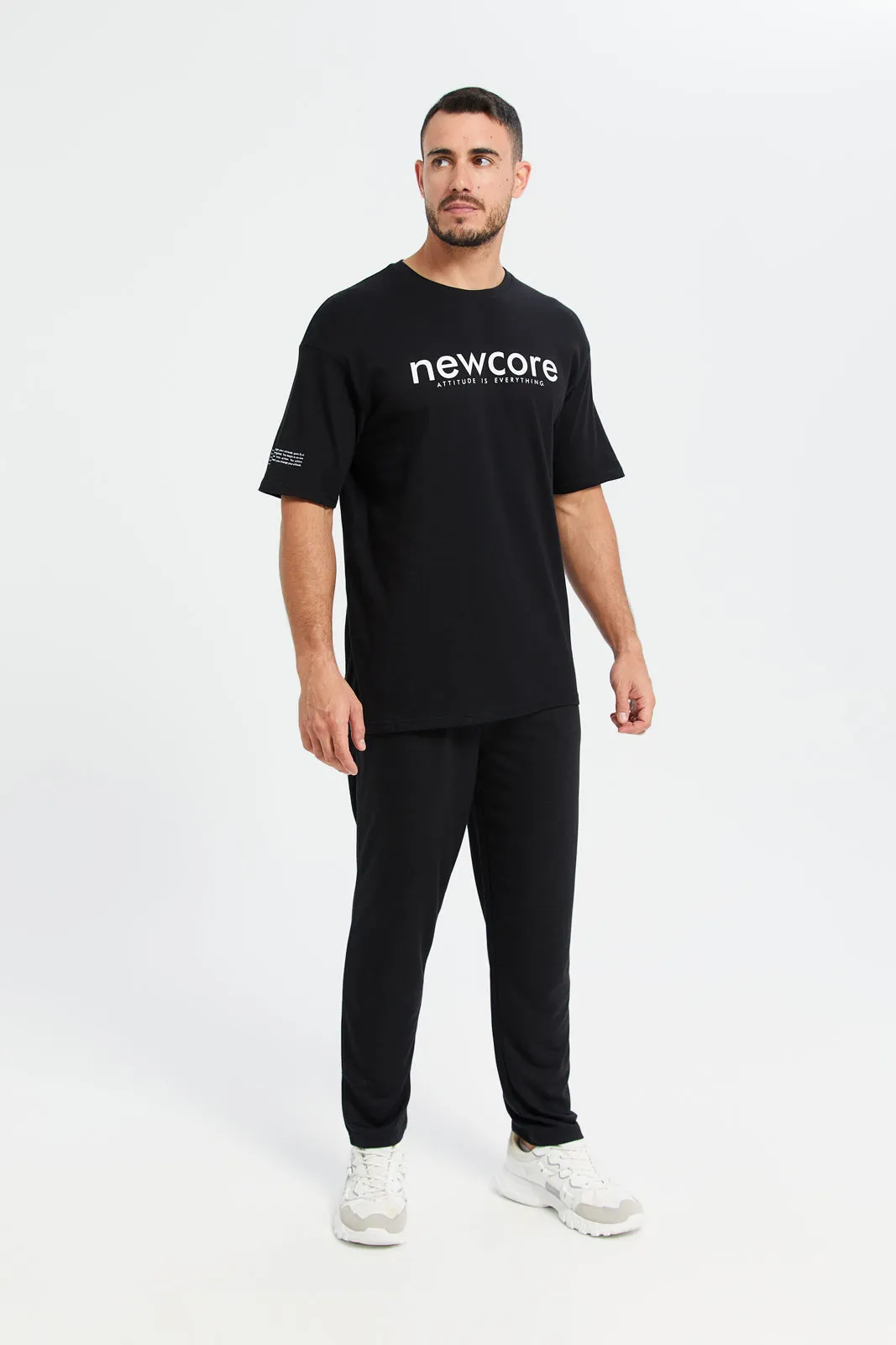 Men Black Nightwear Pyjama Bottom sold by Redtag product image thumbnail 2