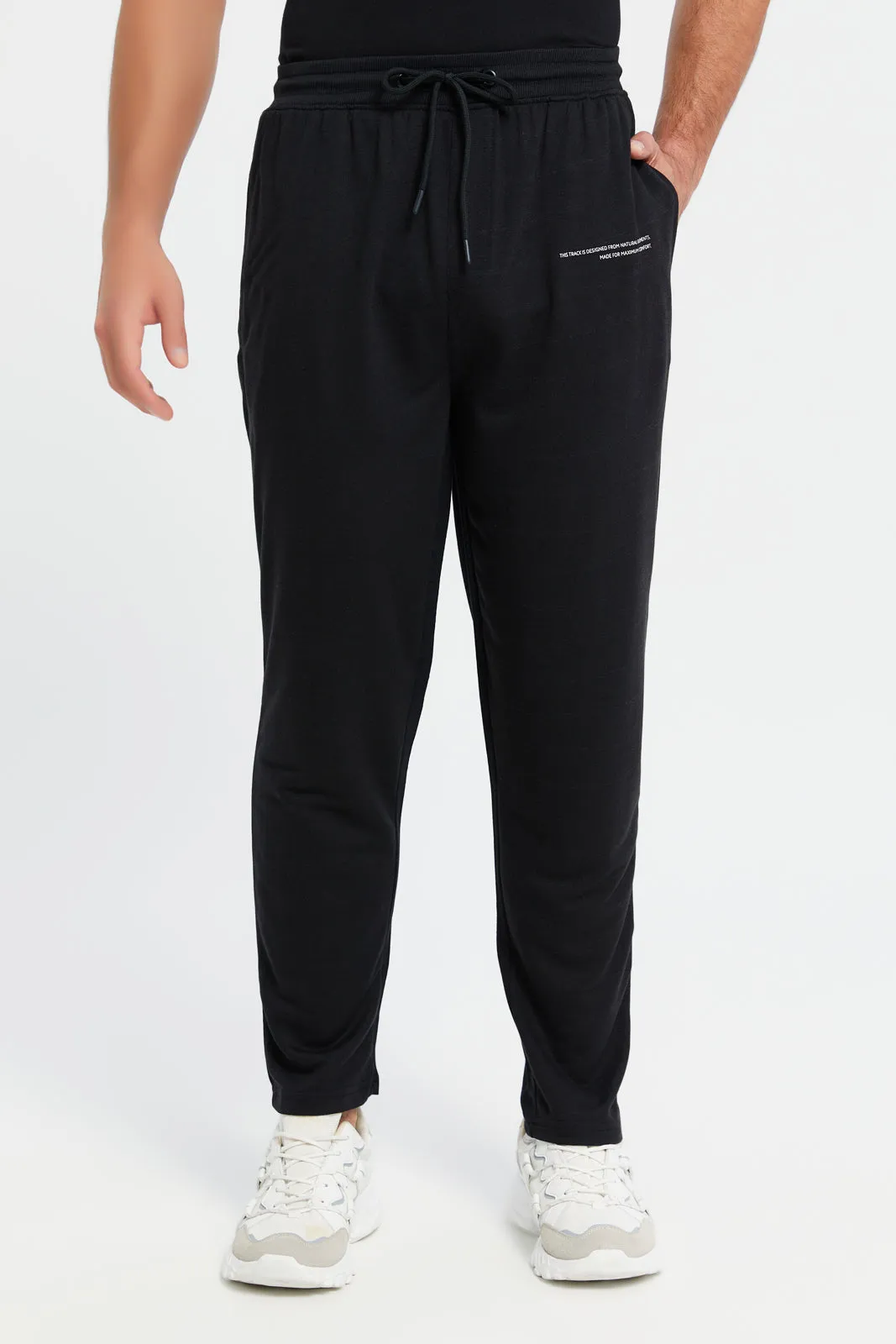 Men Black Nightwear Pyjama Bottom sold by Redtag