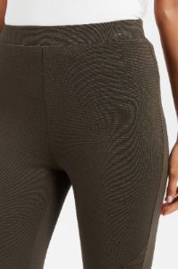 Women Green Ponte Plain Leggings sold by Redtag