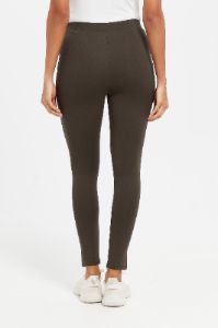 Women Green Ponte Plain Leggings sold by Redtag