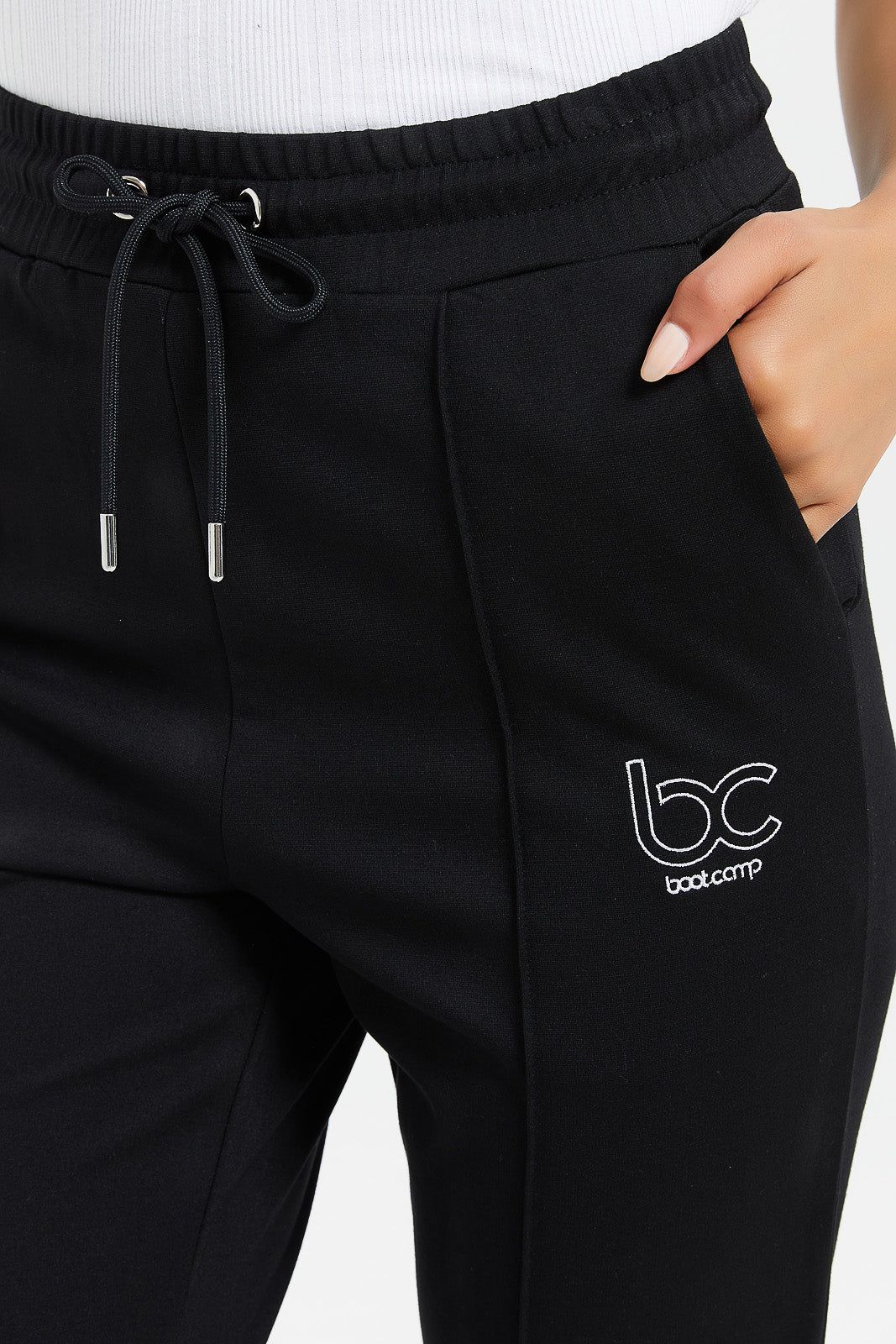 Women Black Placement Print Jogger sold by Redtag product image thumbnail 4