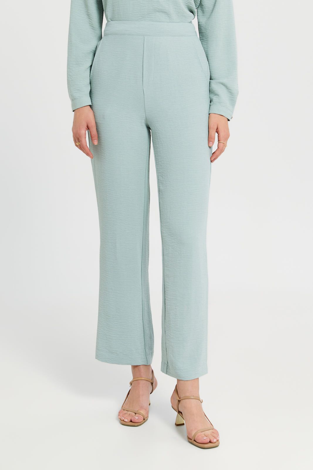 Women Mint Straight Fit Trousers sold by Redtag