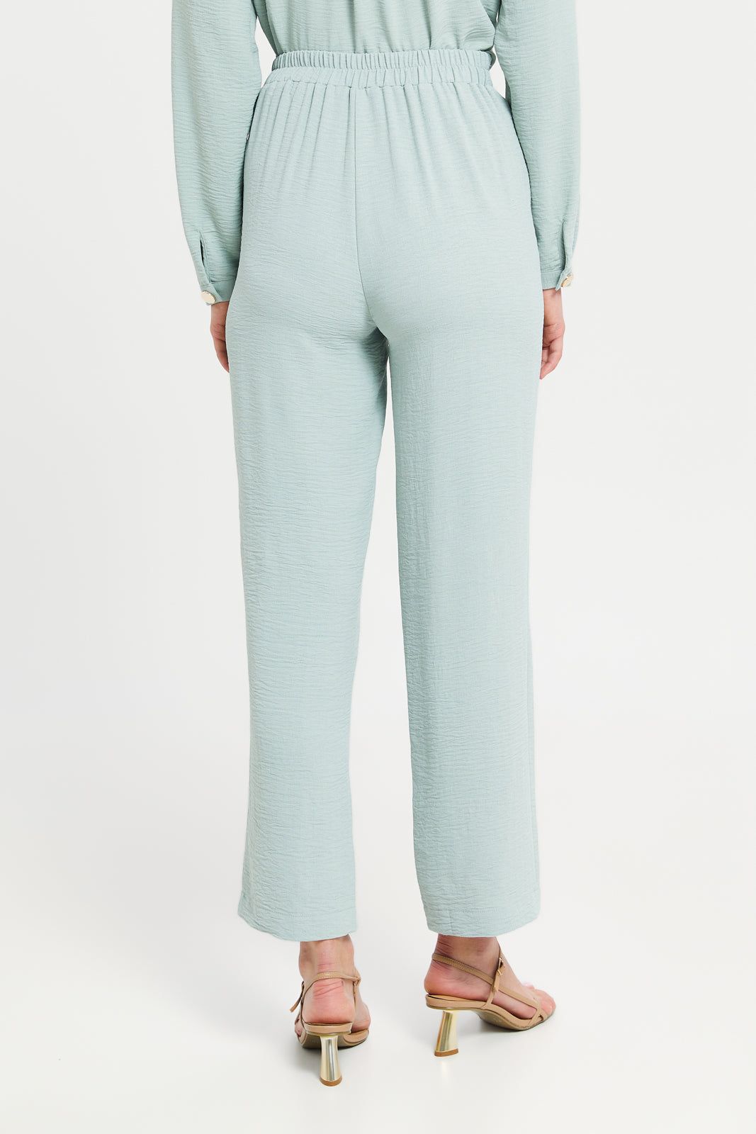 Women Mint Straight Fit Trousers sold by Redtag product image thumbnail 3