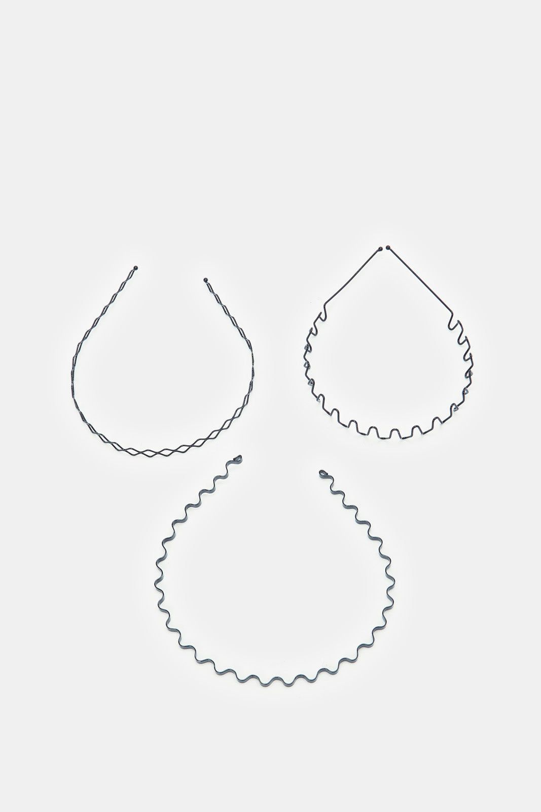 Women Black Embellished Headband Set (Pack of 3) sold by Redtag