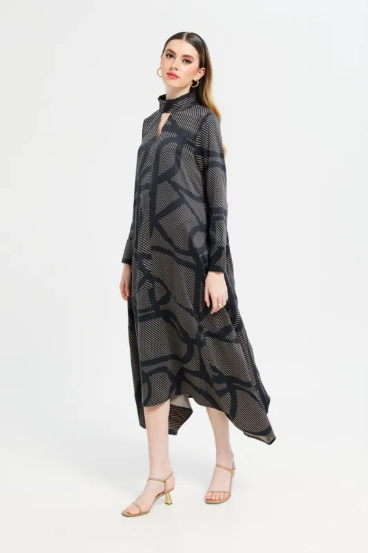 Women Black Printed Dress sold by Redtag