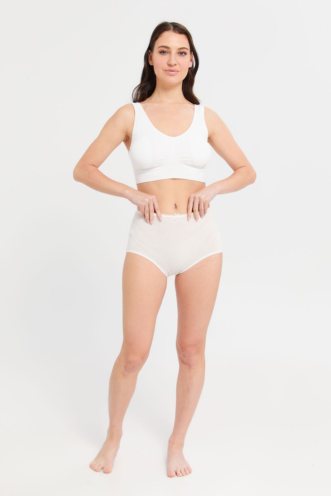 Women White And Grey Solid Bra Set (Pack Of) sold by Redtag product image thumbnail 2