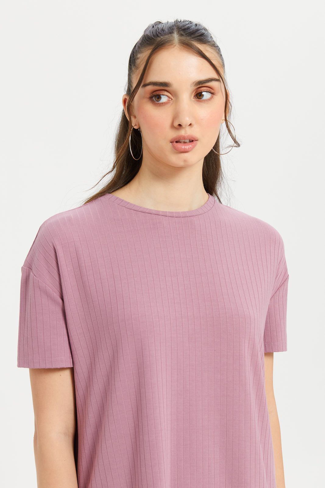 Women Pink Boxy T-Shirt sold by Redtag product image thumbnail 4