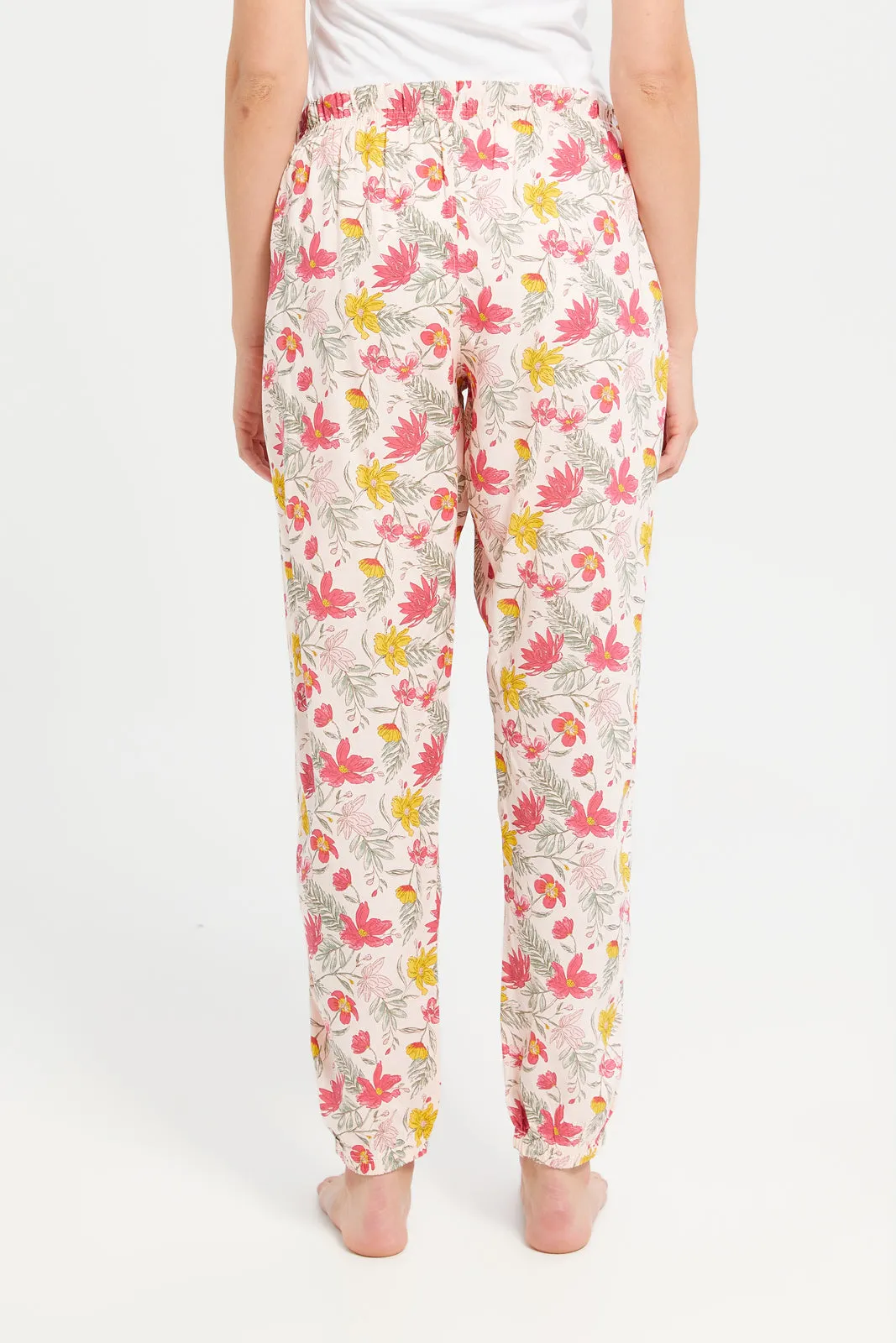 Women Multicolour Woven Printed Pyjama Bottom sold by Redtag product image thumbnail 3