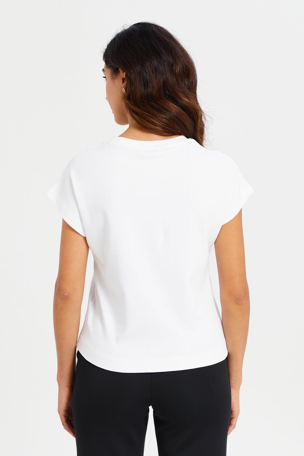 Women White Printed T-Shirt sold by Redtag product image thumbnail 3